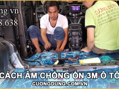 Cách âm chống ồn ô tô 3M