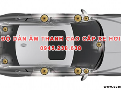 Độ dàn âm thanh cao cấp cho xe hơi