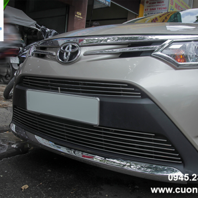 Ốp cản trước sau xe Toyota Vios.