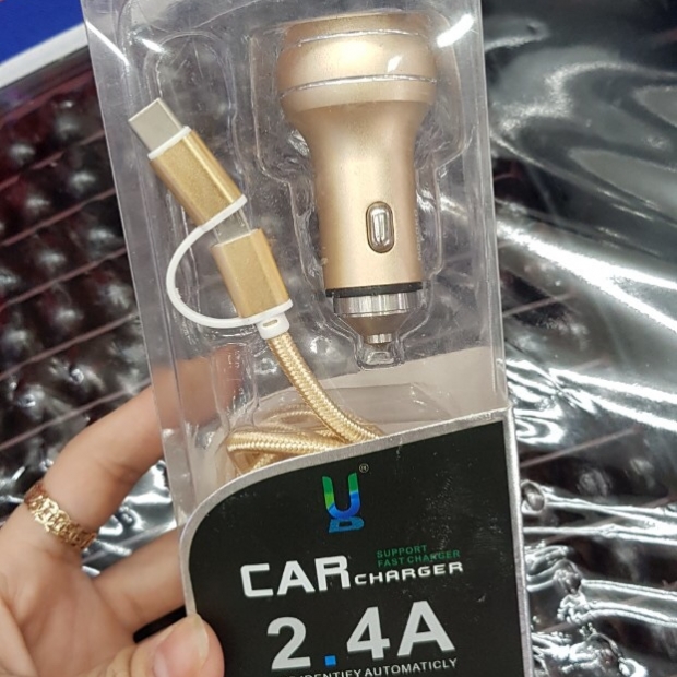 Bộ Sạc Điện Thoại Cao Cấp Ô Tô 2.4A