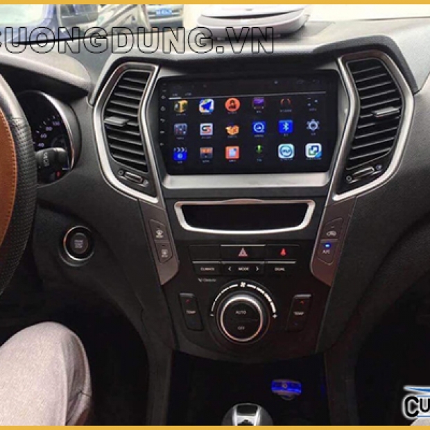 Màn hình xe Hyundai Santafe