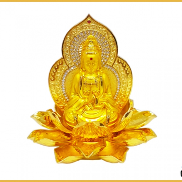 Tượng phật để taplo ô tô cao cấp