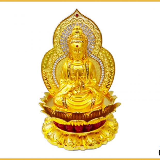 Tượng phật để taplo ô tô cao cấp