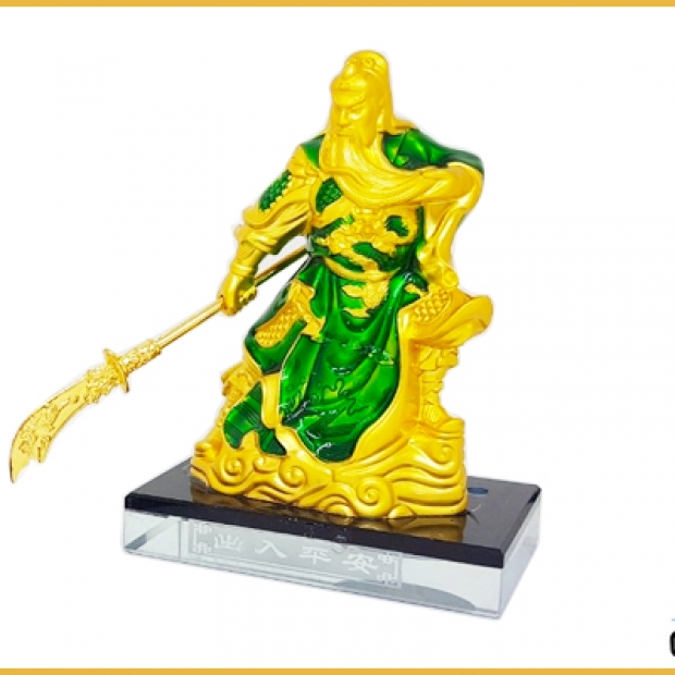 Tượng quan công để taplo ô tô