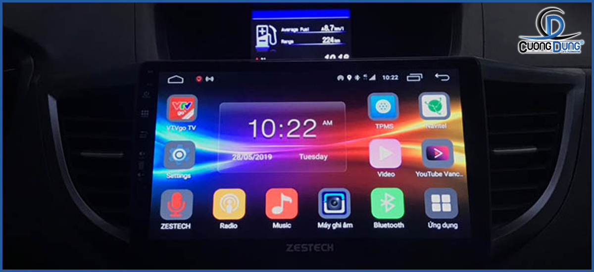 màn hình android ô tô zestech