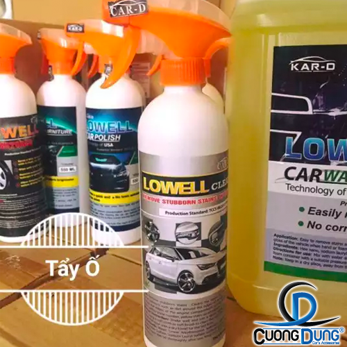 Tẩy ố ngoại thất xe Lowell Clean