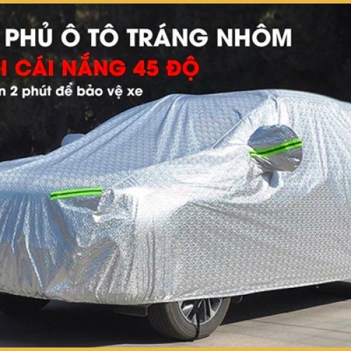 Áo trùm xe ô tô có tai kính hậu chống nắng